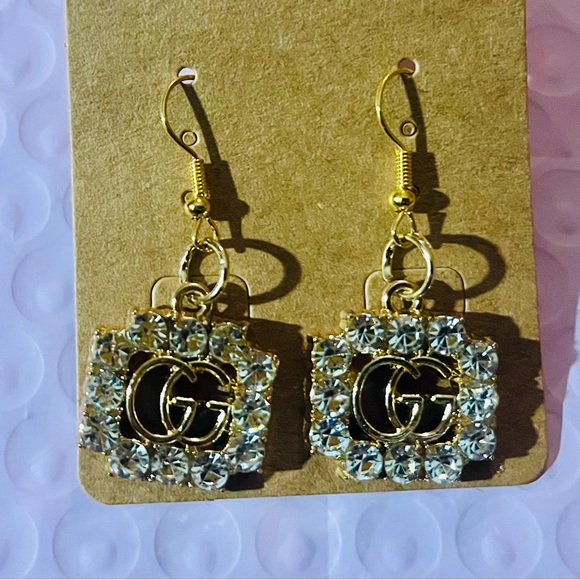 Custom Studded Lux & Designer Earrings- Chanel, Gucci, Louis Vuitton - Picture 6 of 6